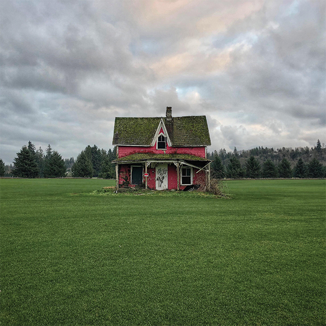 Photo of a run-down house