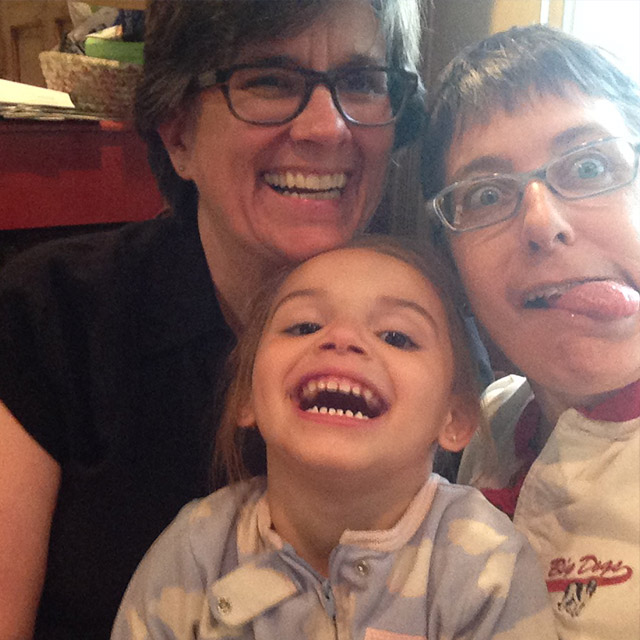 Photo of Melinda with family