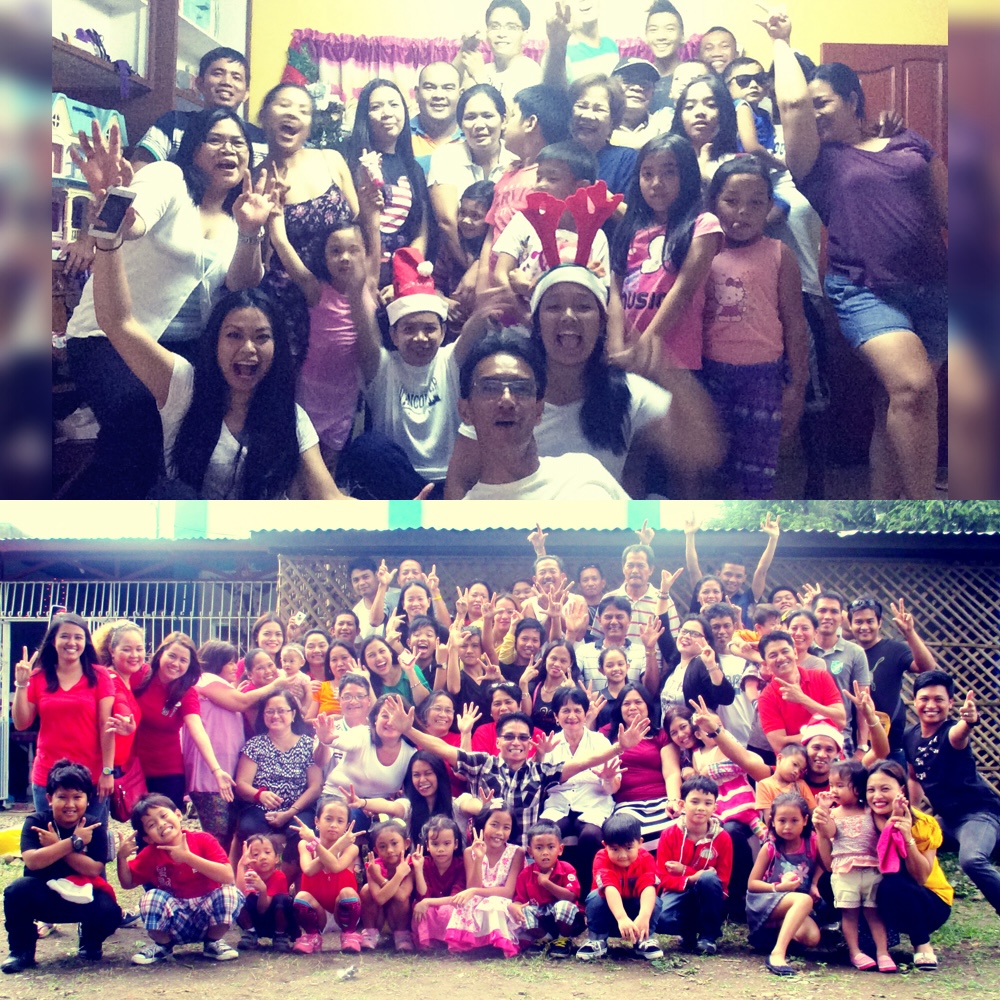 Collage photo of Kim and family members