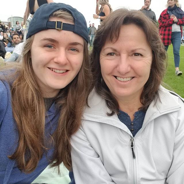 Photo of Megan and her mom